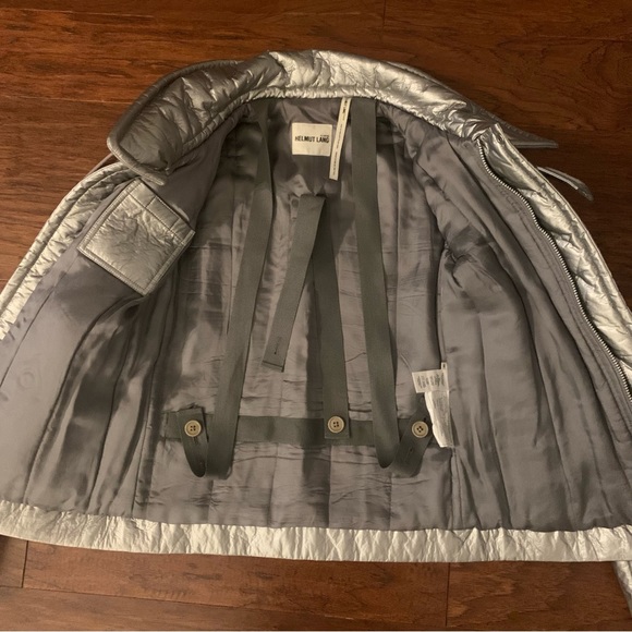 HELMUT LANG Silver Astro Jacket | Size XS - Picture 8 of 10